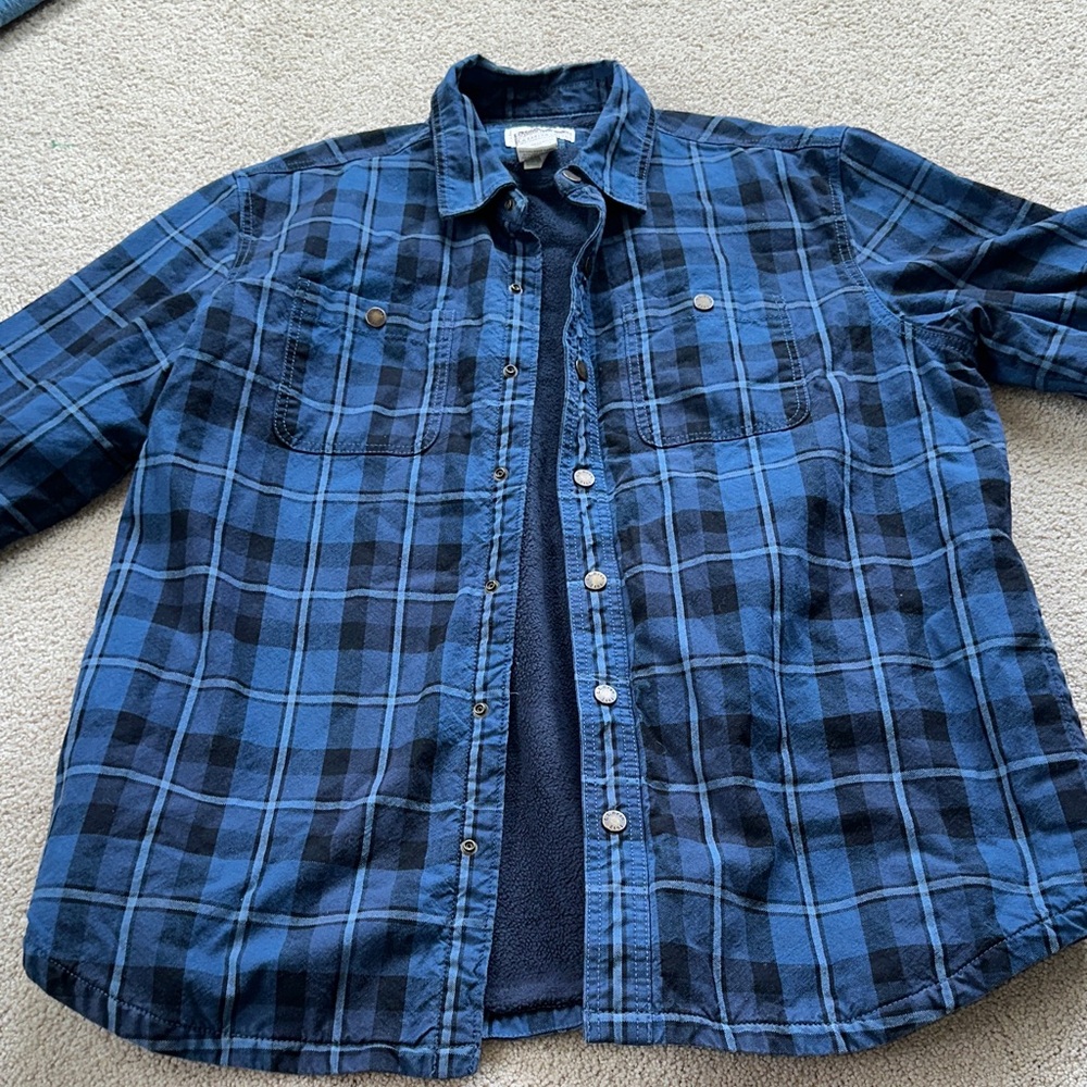 L.L. Bean Katahdin Fleece Lined Shirt Jacket